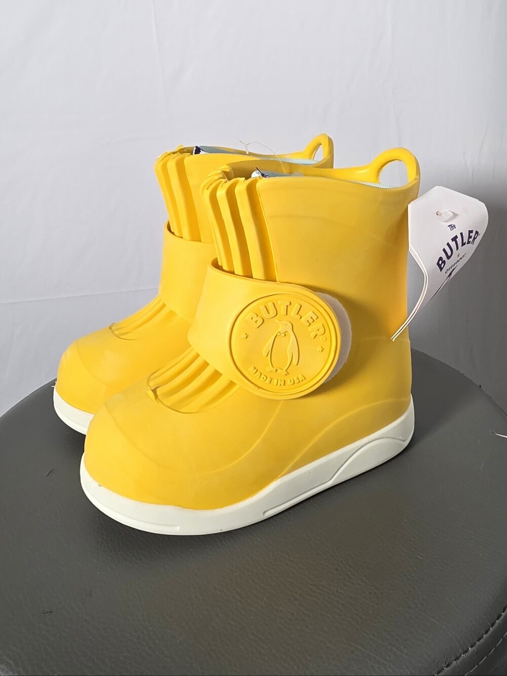 Butler Overboot Waterproof Yellow Shoe Covers Size 9